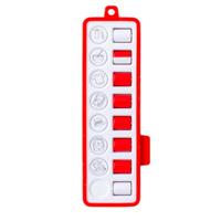 Gezinnig Checkpad rood - thumbnail