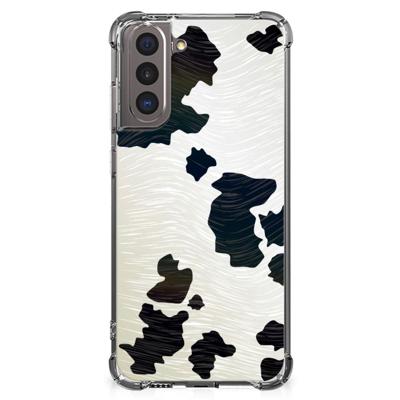 Samsung Galaxy S21 Case Anti-shock Koeienvlekken Samsung Galaxy S21 Case Anti-shock Koeienvlekken