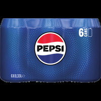 Pepsi Frisdrank 6 x 0,33 L bij Jumbo - thumbnail