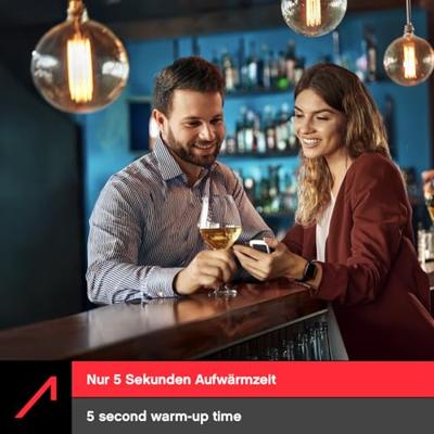 ACE Alcoholtester Zwart, Wit 0.00 tot 4.00 ‰