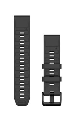 Garmin QuickFit, 22 mm grafiet siliconen band