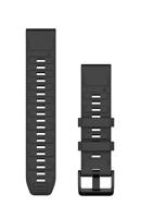 Garmin QuickFit, 22 mm grafiet siliconen band - thumbnail