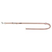 TRIXIE HONDENRIEM PREMIUM VERSTELBAAR TWEELAAGS BLUSH 200X2 CM - thumbnail
