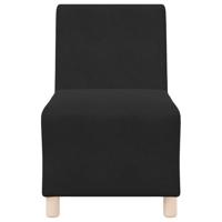 Sofa Stoel Zwart 55 x 74 x 82 cm Fluweel - thumbnail