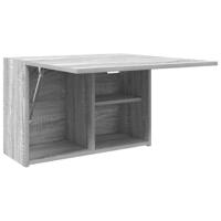 Badkamerwandkast 60x25x40 cm bewerkt hout grijs sonoma eiken - thumbnail