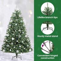 VidaXL Kunstmatige inklapbare kerstboom groen 150 cm pvc en metaal - thumbnail