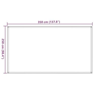 Tenttapijt 250x350 cm HDPE zandkleurig