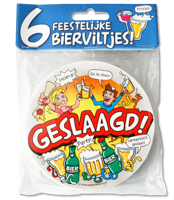 Bierviltjes geslaagd - thumbnail
