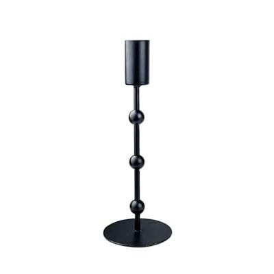 Boltze Home Kandelaar metaal zwart 2 dlg. h20-30cm