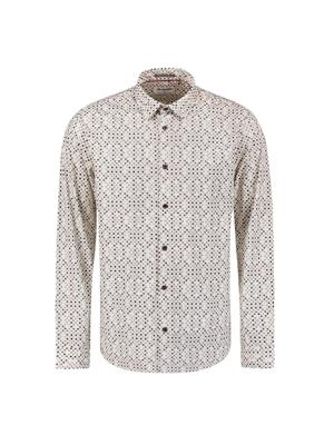 No- Excess Shirt Stretch Allover Printed 29450804 Overhemd 146 Mauve