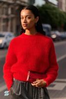 By-Bar sonny pullover | scarlet red - thumbnail