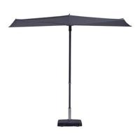 Madison parasol sun wave 270x150cm grey - thumbnail
