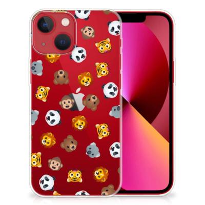 TPU bumper voor Apple iPhone 13 Dieren Emojis TPU bumper voor Apple iPhone 13 Dieren Emojis
