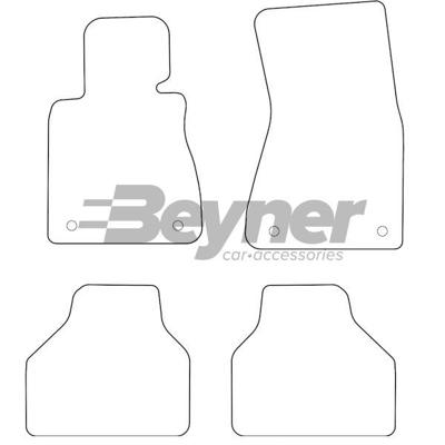 Automatten passend voor BMW 7-Serie F01 2008- 4-delig BL1045504