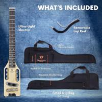 Traveler Guitar Ultra-Light Electric Maple Natural met gigbag - thumbnail