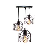 Homestyle Pro mk019-b industriële hanglampen zwart/metaal - thumbnail