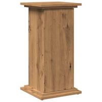 Sokkel met opbergruimte 31x30x60 cm hout artisanaal eikenkleur - thumbnail