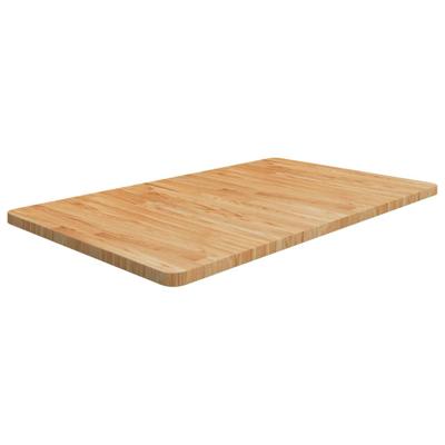 VidaXL Wastafelblad 100x60x2,5cm behandeld massief hout lichtbruin VidaXL Wastafelblad 100x60x2,5cm behandeld massief hout lichtbruin