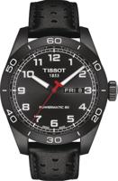 Horlogeband Tissot T600046571 / T1314303605200A Leder Zwart 20mm - thumbnail