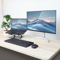 ACT Laptopstandaard. aluminium. inklapbaar. traploos in hoogte verstelbaar - thumbnail