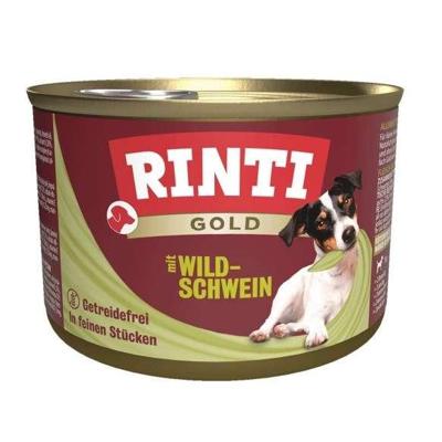 RINTI Gold Wild boar - natvoer voor honden - 185g