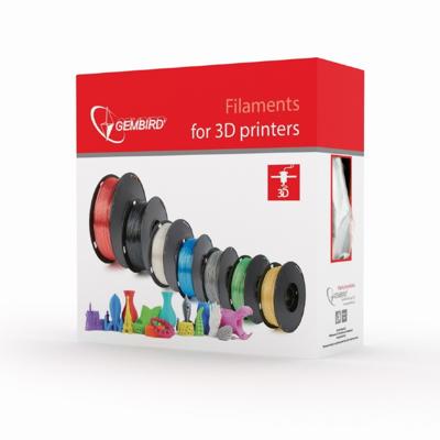Gembird Filament PLA ''Marmur''| 1,75mm | 1kg Polymelkzuur Marmer