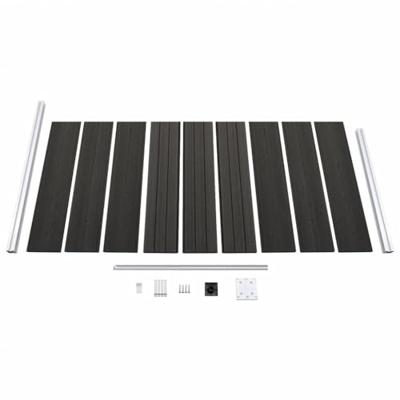 Schuttingpaneel 95x186 cm HKC grijs