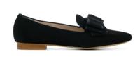 Mace Dames Instapschoenen in Suede (Zwart) - thumbnail