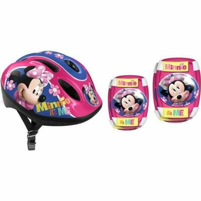 DISNEY MINNIE Combo-helm + kniebeschermers + elleboogbeschermers DISNEY MINNIE Combo-helm + kniebeschermers + elleboogbeschermers