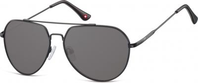 Montana zonnebril unisex Aviator donkergrijs (S90B) Montana zonnebril unisex Aviator donkergrijs (S90B)
