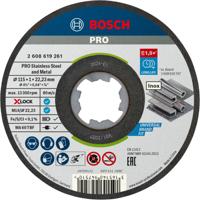 Bosch Accessoires X-LOCK Slijpschijf Standard for Inox 115x1x22.23mm, recht - 1 stuk(s) - 2608619261 - thumbnail