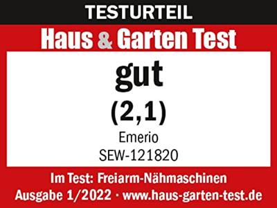 EMERIO Naaimachine met vrije arm SEW-121820 Wit, Lila