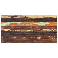 Tafelblad rechthoekig 25-27mm 60x120 cm massief gerecycled hout - thumbnail