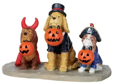 Lemax trick or dog treats halloween figuur Spooky Town 2011