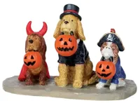 Lemax trick or dog treats halloween figuur Spooky Town 2011 - thumbnail