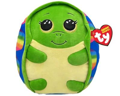 TY squishy beanies knuffelkussen schildpad shruggie 20 cm