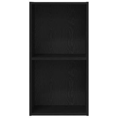 Boekenkast Zwart eiken 40 x 30 x 77 cm Bewerkt hout - thumbnail
