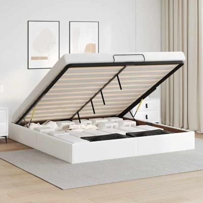 Bedframe zonder matras 180x200 cm kunstleer wit
