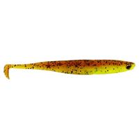 Westin KickTeez Shadtail 15cm Brown Lime - thumbnail