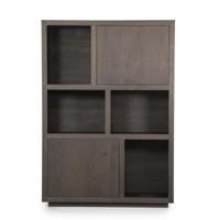 Eleonora Opbergkast 'Helsinki' Eiken, 170 x 120cm, kleur Bruin - thumbnail