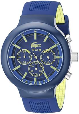 Lacoste horlogeband 2010797 / LC-61-1-29-2589 Rubber Blauw 16mm