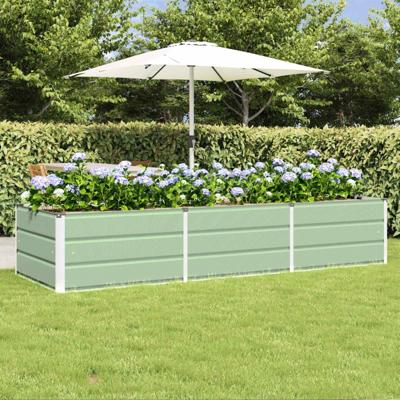 Plantenbak Groen 240 x 80 x 45 cm Staal