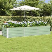 Plantenbak Groen 240 x 80 x 45 cm Staal - thumbnail