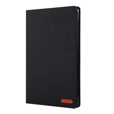 Voor Huawei MediaPad M6 10 8 doek Teature horizontale Flip PU lederen draagtas met met houder & kaartsleuven (zwart)