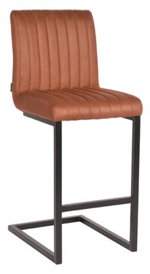 LABEL51 Barkruk 'Milo' kleur Cognac (zithoogte 66cm)