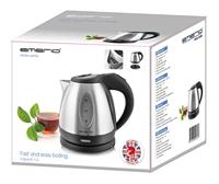 EMERIO WK-108079 Waterkoker Snoerloos Aantal/Volume: 1.2 l Zwart, RVS - thumbnail