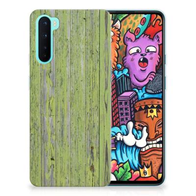 OnePlus Nord | Bumper Hoesje | Green Wood OnePlus Nord | Bumper Hoesje | Green Wood