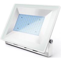 LED Bouwlamp 150W - Waterdichte Schijnwerper 6400K - Mat Wit Aluminium - thumbnail