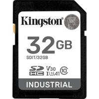 Kingston 32G SDHC Industrial pSLC UHS-I U3 V30 A1 SD-kaart 32GB - thumbnail