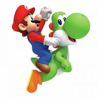 RoomMates muurstickers Yoshi & Mario vinyl 58,4 x 81,3 cm - thumbnail